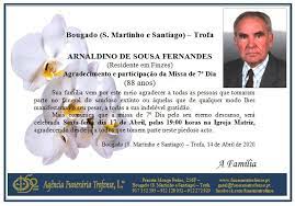 Maria amélia dias de araújo campos. Arnaldino De Sousa Fernandes Funeraria Trofense