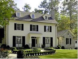 Maybe you would like to learn more about one of these? Painted Brick White Houses Colonial House Exteriors Brick Exterior House Painted Brick House