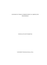 The developer applied to the kuala lumpur high court for judicial review of the tribunal's decision. Top Pdf Extension Of Time Eot 1library