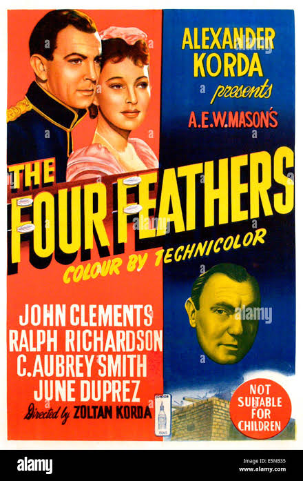 THE FOUR FEATHERS, John Clements, June Duprez, Ralph Richardson, 1939 Stock  Photo - Alamy