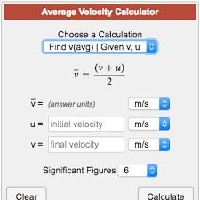 Other than doing a sum and then at the last. Average Velocity Calculator