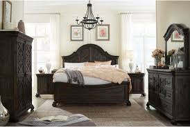 Bellamy Arch Panel Bed Dresser Mirror In Charcoal Queen Bedroom Furniture Sets Luxe Furniture Bedroom Furniture Beds