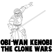 How To Draw Obi Wan Kenobi From Star Wars The Clone Wars Step By Step How To Draw Step By Step Drawing Tutorials Obi Wan Kenobi Kenobi Star Wars Obi Wan