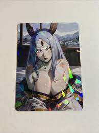 💗Naruto Ootutuki Kaguya Hentai Sexy Goddess Waifu Anime Doujin Card HY02 |  eBay