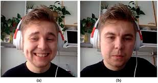 The figures show still images from the designer video feed,...