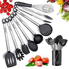 Silicone Cooking Utensils Kitchen Utensil Set Stainless Steel Silicone Kitchen Utensils Set Silicone Cooking Utensils Cooking Utensils Set Silicone Kitchen