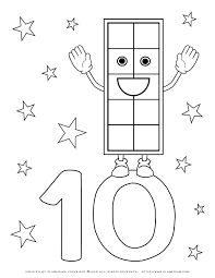 There are tons of great resources for free printable color pages online. Number Coloring Pages 10 Free Printable Planerium