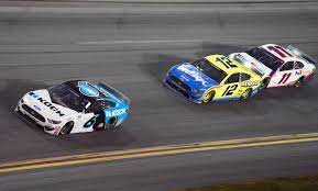 Ryan newman, driver of the #6 koch industries ford, and corey lajoie, driver of the #32 ragingbull.com ford, crash during the last lap of the nascar cup series 62nd annual daytona 500 at daytona international speedway on february 17, 2020, in daytona beach, florida. Daytona 500 How Ryan Newman S Last Lap Ended In Flames The New York Times