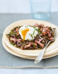 Lentilles Tiedes Aux œufs Poches Recette Cuisine Francaise Traditionnelle Cuisine Et Vin Recette Legume