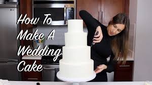 How To Make A Wedding Cake At Home Chelsweets How To Make Wedding Cake Make Your Own Wedding Cakes Cake Portions
