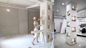 ديكور عمود مربع في وسط الرسبشن youtube