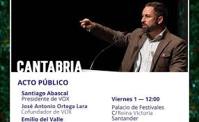 Check spelling or type a new query. Santiago Abascal Participa El Viernes En Un Acto De Vox En Santander El Diario Montanes