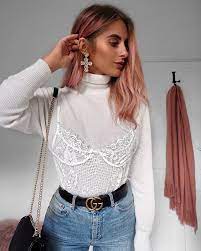 White Lace Bodysuit Moda De Ropa Ropa Juvenil De Moda Ropa Casual Elegante