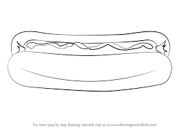 All hot dog clip art are png format and transparent background. Learn How To Draw Hotdog Snacks Step By Step Drawing Tutorials