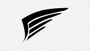 Used for printed collateral produced by professional design programs (adobe indesign, illustrator etc). Logo Silhouette Wings Angle Animals Png Pngegg