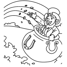 A leprechaun is an irish bearded little fairy, mostly wearing a coat and a hat. Free Printable St Patrick S Day Coloring Pages