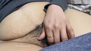 Horny Indian Mom Playing with her Tight Pussy - Hairy Bush Close Up