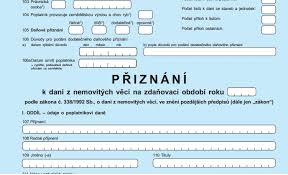 Daňové přiznání / vyměření daně vše. Danovy Portal Formular K Dani Z Nemovitych Veci Dan Z Nemovitych Veci Dan Z Nemovitosti Mesec Cz