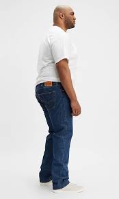 Levi's men's 501 original comfortable denim jeans. 501 Original Fit Men S Jeans Big Tall Dark Wash Levi S Us