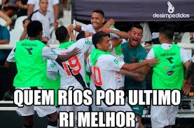 Publicado 09/04/2018 09:29 | atualizado 09/04/2018 22:41. Vasco Vence Botafogo Fica A Um Empate Do Titulo E Memes Bombam Na Web O Dia
