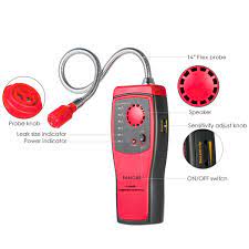 Close to the detected gas. Natural Gas Detector Batteries Included Portable Gas Leak Detector Gas Sniffer Combustible Propane Methane Gas Detector Tester Meter Sensor With Sound Light Alarm Adjustable Walmart Com Walmart Com