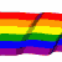 A flag with six colors of the rainbow, generally including red, orange, yellow, green, blue and purple. Photos Photobucket Gif On Gifer By Kulagamand