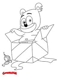 Download A Free Printable Gummibar December Coloring Page Gummibar Bear Coloring Pages Coloring Pages Lego Coloring Pages