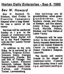 Bev W. Howard (1906-1980)