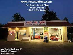 Pete's provides maintenance and repairs for all your car, light truck and motor home needs. Pete S Auto Repair Used Car Sales Home Facebook