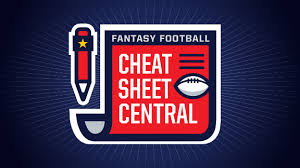 Fantasy Football Cheat Sheets 2017 Player Rankings Draft