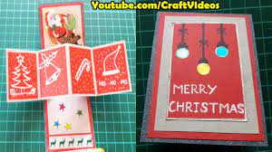 Great time to start making those christmas cards! How To Make Christmas Cards Pop Up Christmas Greeting Cards At Home Youtube