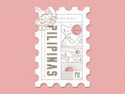 Philippine Postage Postcard Design Postage Stamp Design Travel Graphic Design