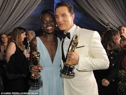 Of course, the buckeye state loves when people have nice things to say about us. Lupita Nyong O And Matthew Mcconaughey Celebrate Their Awards As Oscar Winners Finally Get To Let Their Hair Down Daily Mail Online