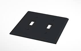 Maybe you would like to learn more about one of these? Double Light Switch Cover Template Tinkercad