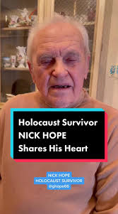 Holocaust Survivor Nick Hope Shares His Heart #concentrationcamp#conce...