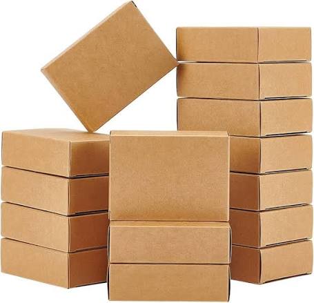 BENECREAT 120 Packs Kraft Soap Boxes Bulk, 9.7x7x3cm/3.8x2.8x1.2IN | Handmade Soapmaking Box, Gift Packaging Box, Easy to Assemble, Christmas Wedding ...