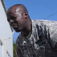 U.S. Army soldiers, Spc. Brandon Freitas, 544th Military