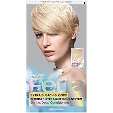 1) mix hair bleaching powder with 20 or 30 or 40 volume hydrogen peroxide in a ratio of 1: Amazon Com L Oreal Paris Feria Multi Faceted Shimmering Permanent Hair Color 205 Bleach Blonding Extra Bleach Blonde Pack Of 1 Hair Dye Hair Highlighting Products Beauty