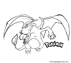 The spruce / wenjia tang take a break and have some fun with this collection of free, printable co. Printable Charizard Coloring Pages Charizard Coloring Pages Coloring Pages For Kids And Adults