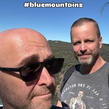 With my brother, Ben, in the beautiful Blue Mountains.