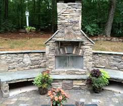 Like the large fireplace, stone work, and colors. Fireplace Gallery Fun Outdoor Living