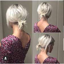 913 Likes 19 Comments Beauty Hairstyle Fashion Wickeddopehair On Instagram When Your Grows Just Enoug Short Hair Updo Short Hair Styles Hair Styles
