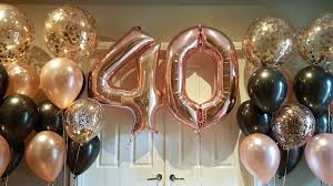 40th Birthday Rose Gold In 2020 Rose Gold Party 40th Birthday Party Decorations Birthday Roses