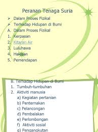 Ada beberapa teori yang telah diajukan untuk menjelaskan bagaimana samudra di bumi terbentuk: Peranan Tenaga Suria