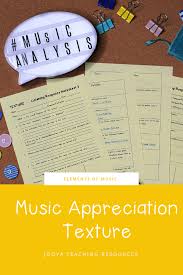Check Out The Elements Of Music Resource For Teaching Texture This Printable Product Has Music Teaching Music Theory Music Listening Activities Teaching Music