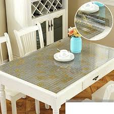 Pvc Tablecloths Coffee Table Mats Waterproof Anti Oil Free Wash Transparent Q 80x130cm 31x51inch Coffee Table Mat Glass Table Table Mats