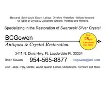 SUZANNE ANTIQUES & CRYSTAL REPAIR