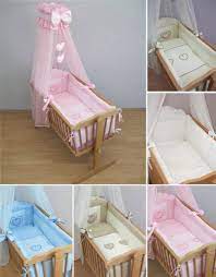 Shop for all crib bedding sets in crib bedding sets. 9 Piece Crib Baby Bedding Set 90 X 40 Cm Fits Swinging Rocking Cradle Heart Ebay