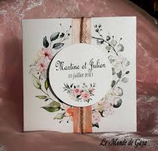 100% personnalisable avec vos textes et photos. Faire Part De Mariage Champetre 3d Faire Part Mariage Idee Faire Part Mariage Invitation Mariage Boheme