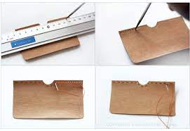 Simple diy faux leather wallet gift card holder, perfect gift. Diy Credit Card Holder Diy Tutorial Ideas